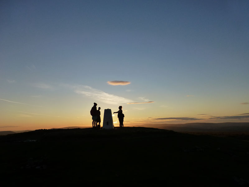 Summit silhouette