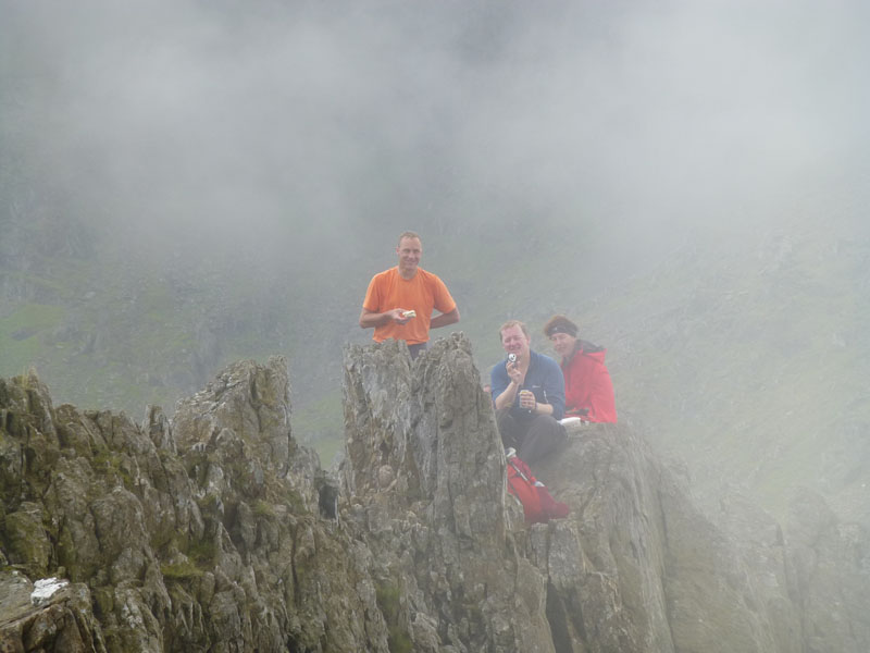Walkers on Crib Goch