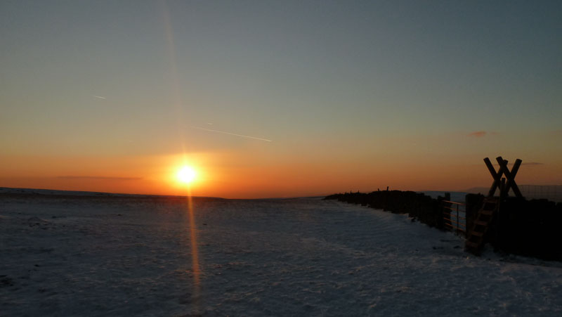 Pendle Sunset