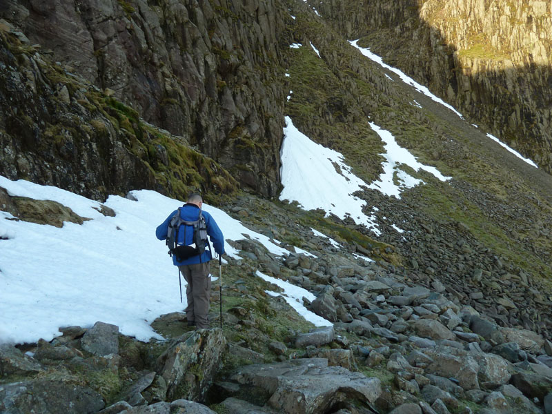 Climbers Travers Bowfell