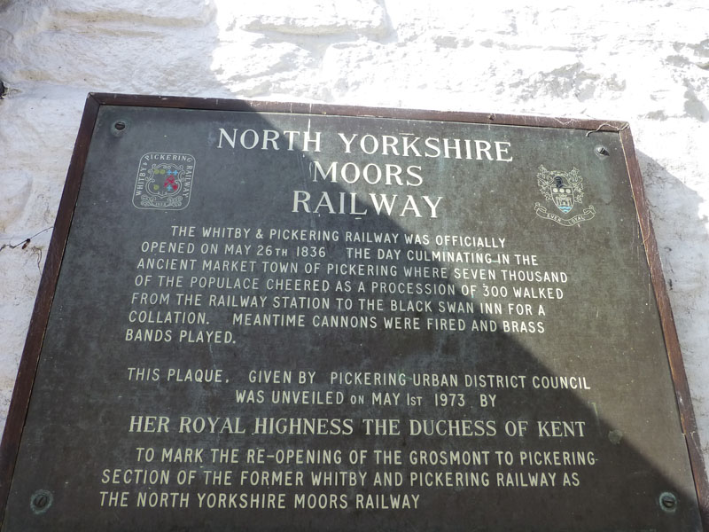 Railway Plaque