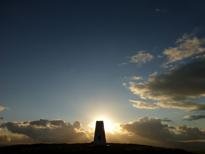 Pendle at Sunset