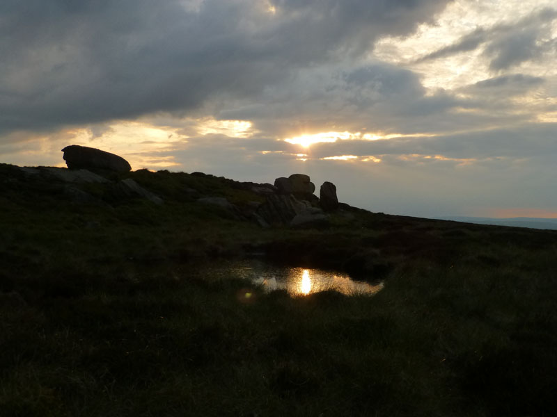 Sunset over the tarn