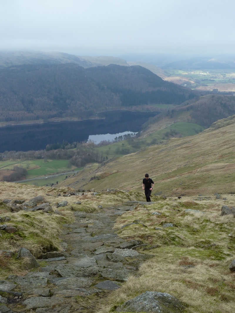 Runner on Helvellyn