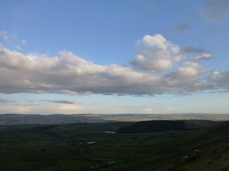 Evening View over Burnley