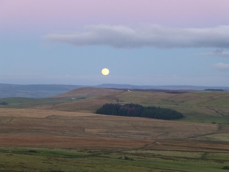 Moon over Weets Hill