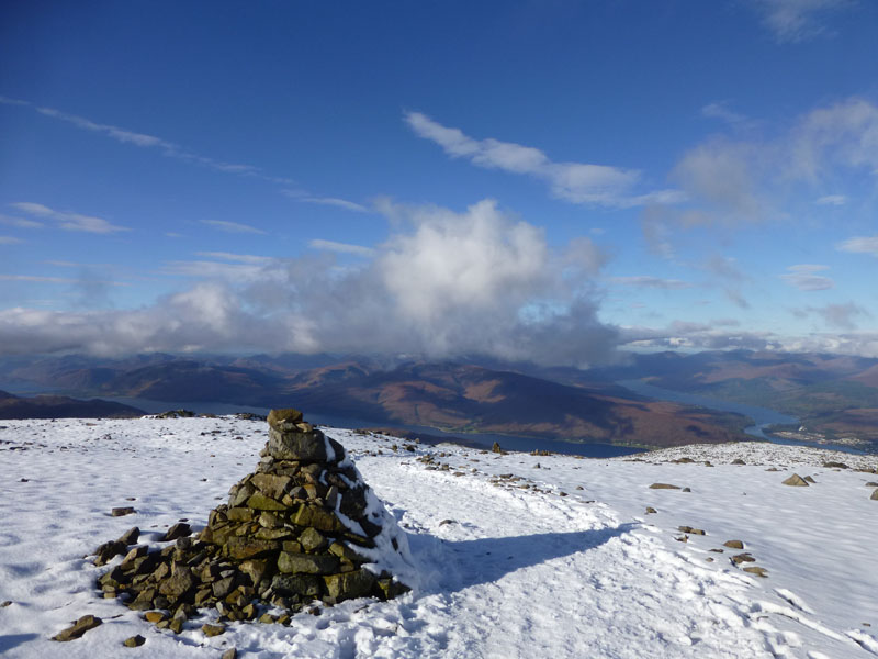 Cairn on Ben Nevis