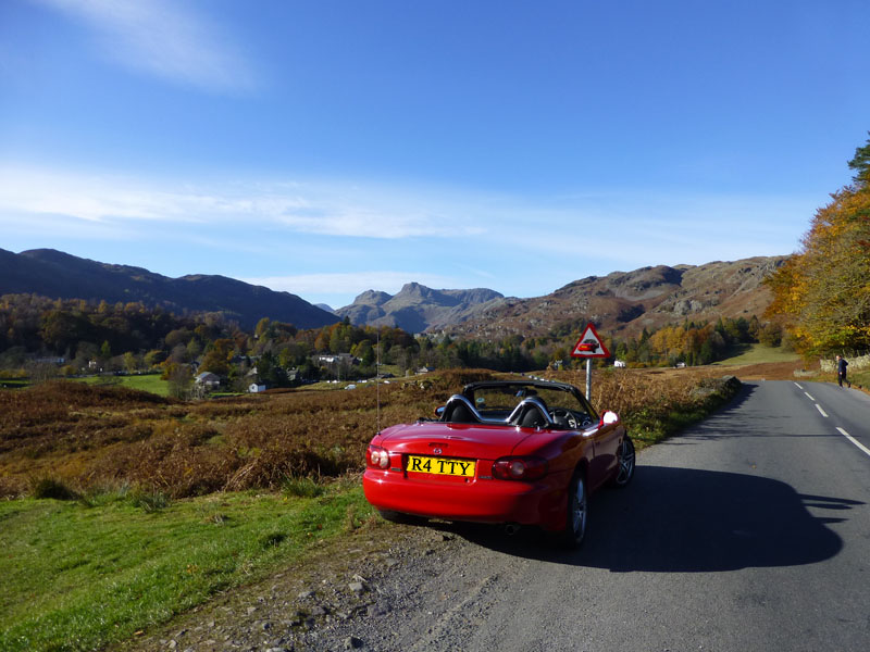 Langdale Pikes from Elterwater