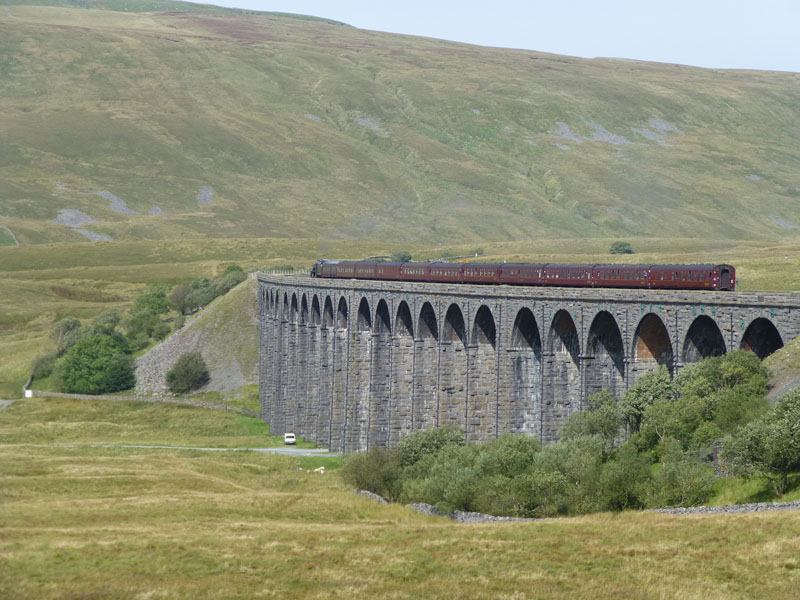 Steam Train on Ribblehead Viaduct