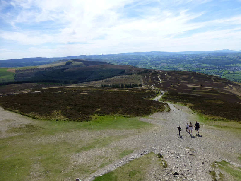 South from Moel Famau