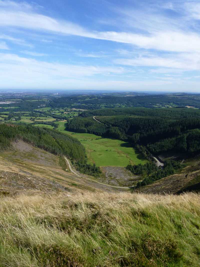 Descent off Moel Famau