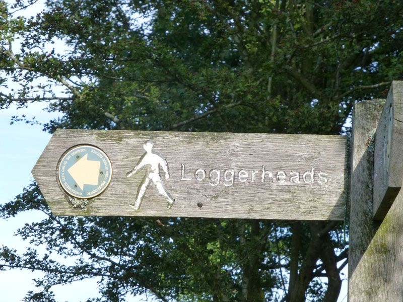 Loggerheads Sign