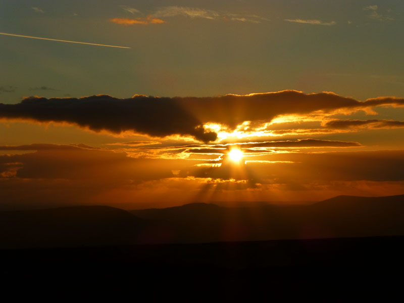 Sunset over Bowland