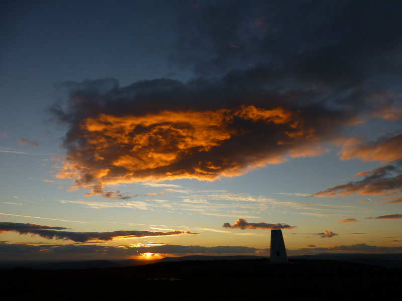 Pendle in the evening