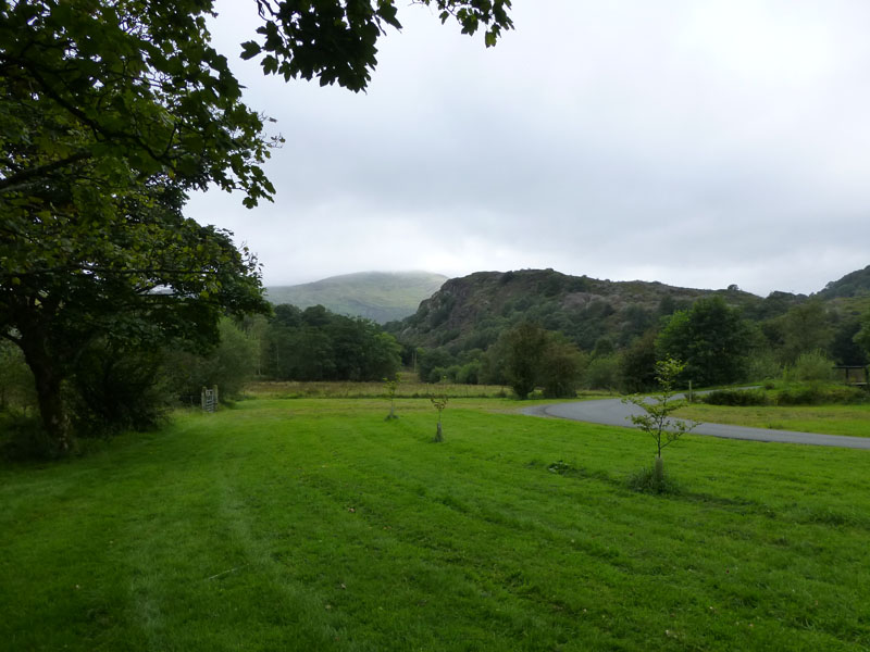 Moel Hebog in mist