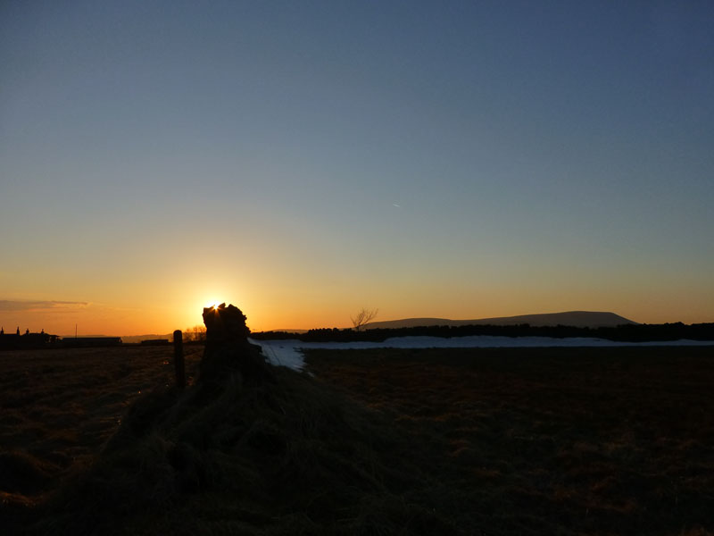 Pendle Hill Sunset