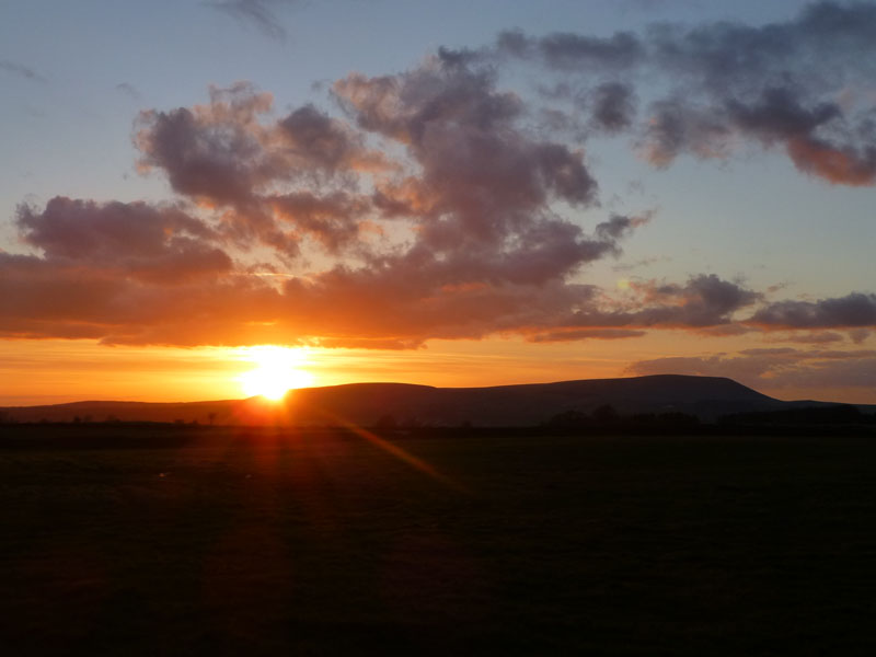 Pendle Sunset