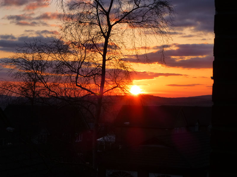 Sunset from home