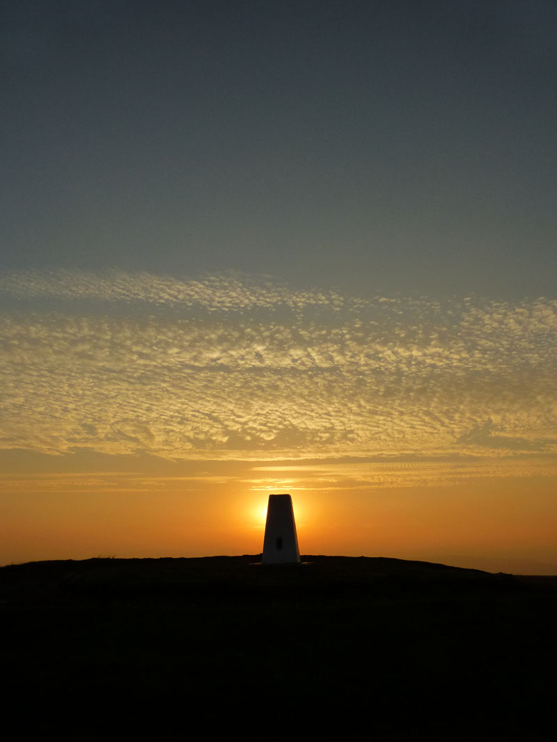 Sunset on Pendle