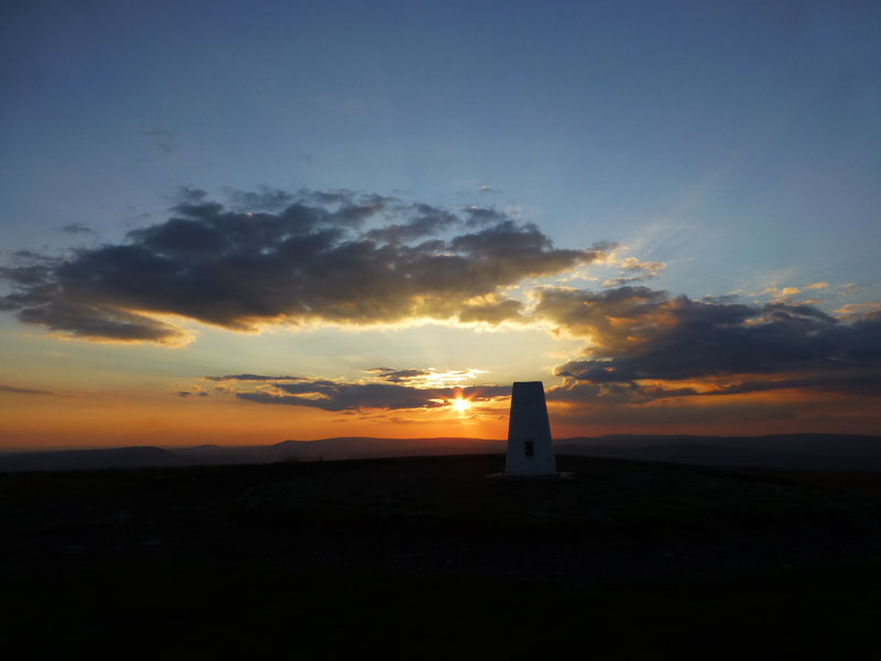 Sunset on Pendle