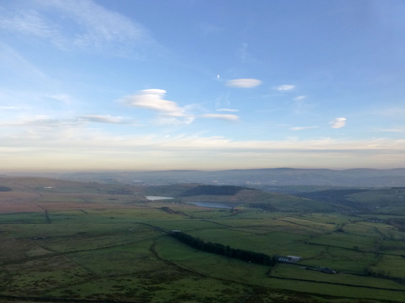 Halfway up