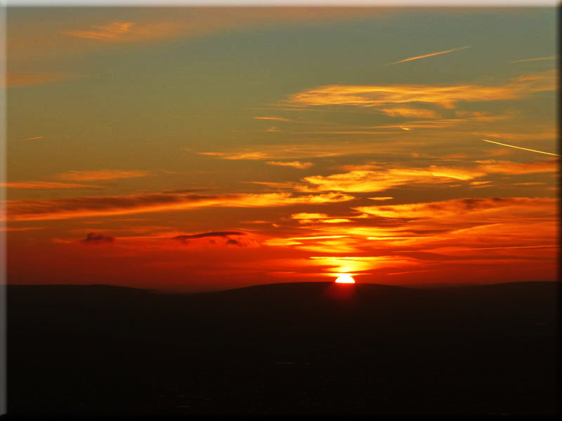 Sunrise on Pendle Hill