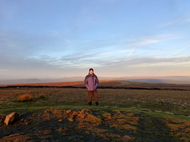 Me on top of Pendle Hill