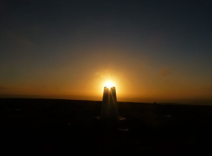 Sunset on Pendle