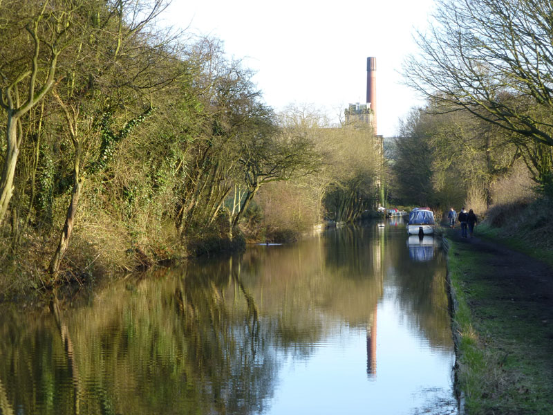 Clarence Mill from the canal