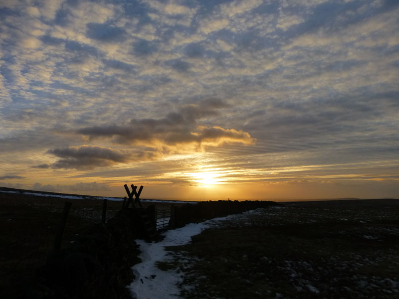 Pendle Sunset