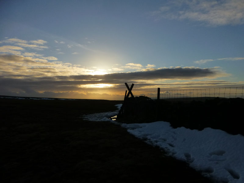 Pendle Sunset