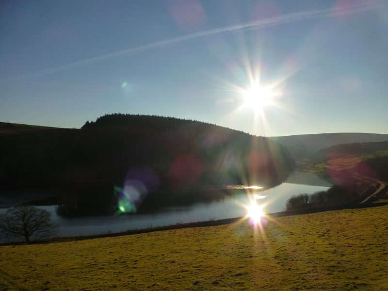 Sunshine over Lower Ogden Res