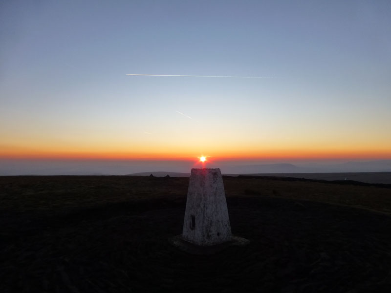 Sunset on Pendle