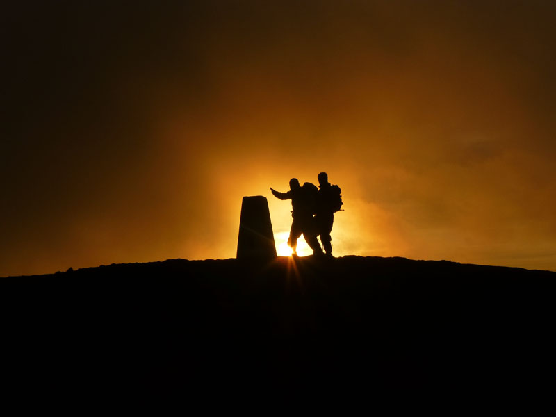 Summiteers on Pendle