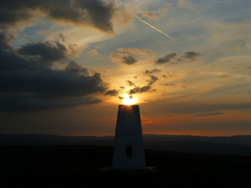 Sunset on Pendle