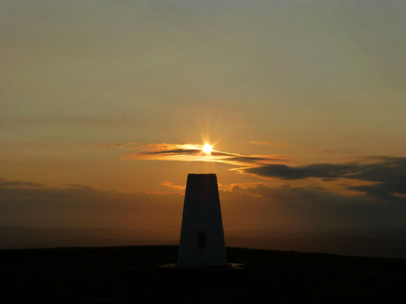 Sunset on Pendle