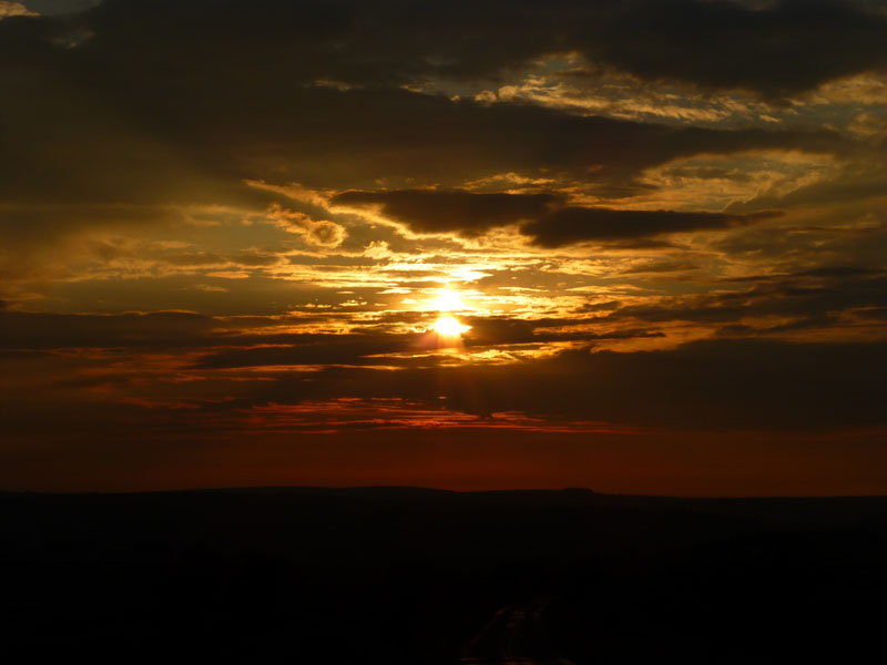 Sunset over Exmoor