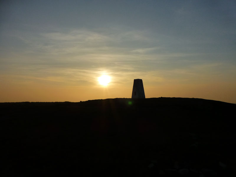 Sunset on Pendle