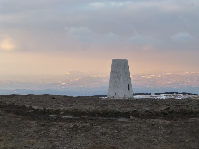Summit and Pen-y-Ghent