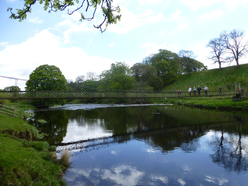 Suspension Bridge over the Wharfe