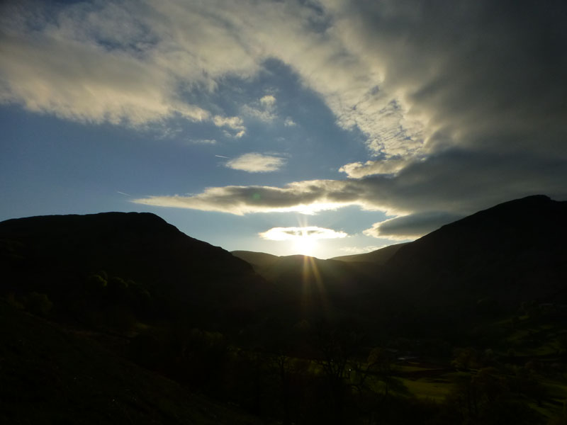 Sundown over Sheffield Pike