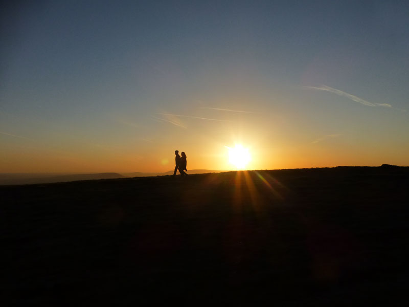 Walkers on Pendle Hill