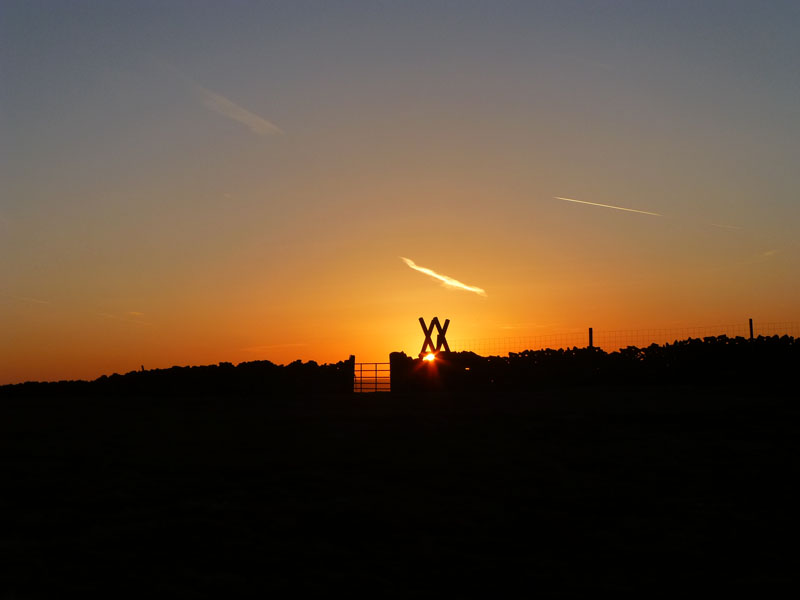 Sunset on Pendle