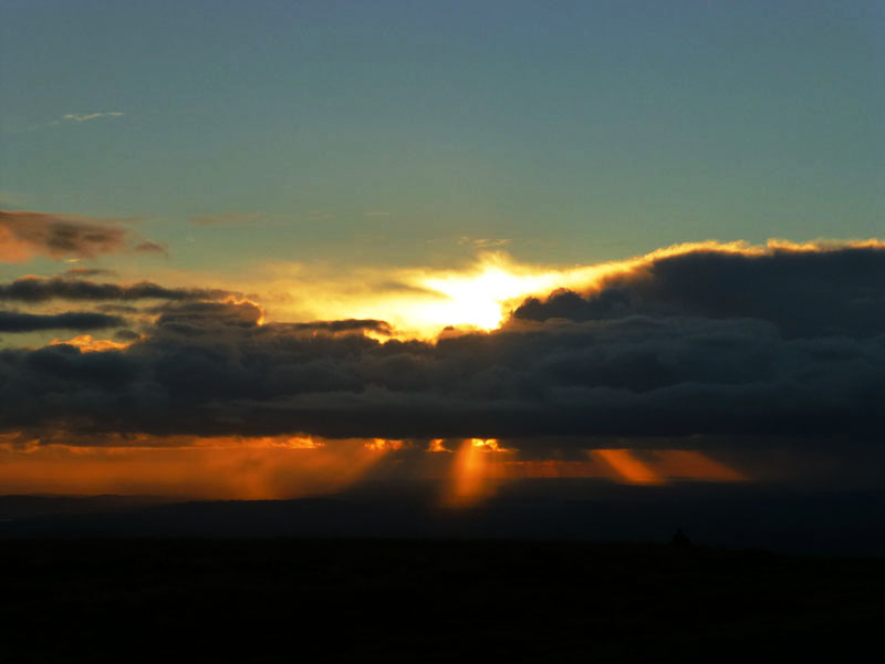 Sunset and Rays