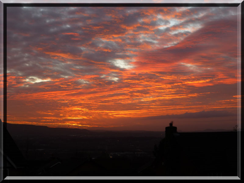 Sunset from home