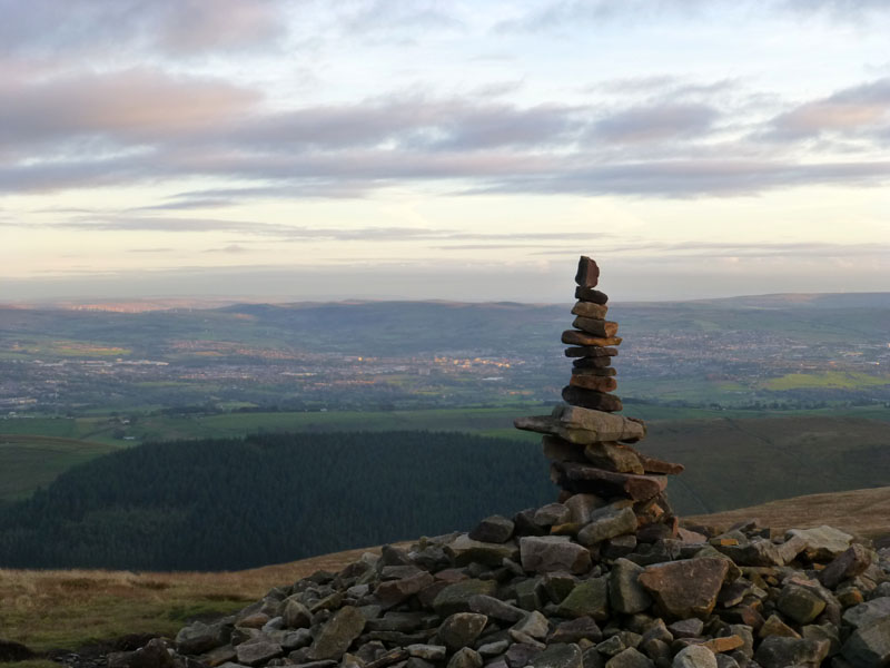 Burnley from Pendle Hill