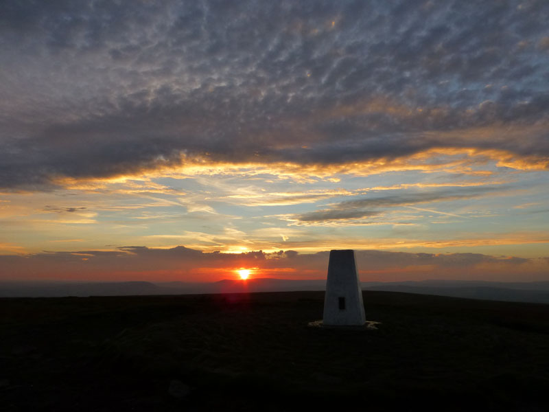 Sunset on Pendle