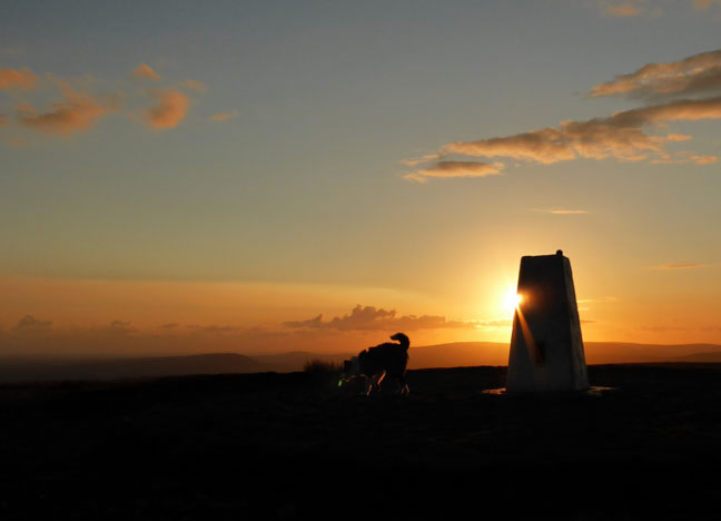 Sunset of Pendle