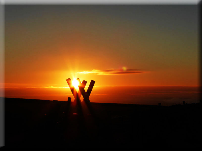 Sunset on Pendle