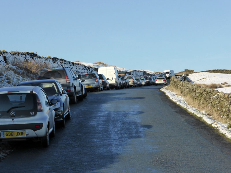 roadside parking